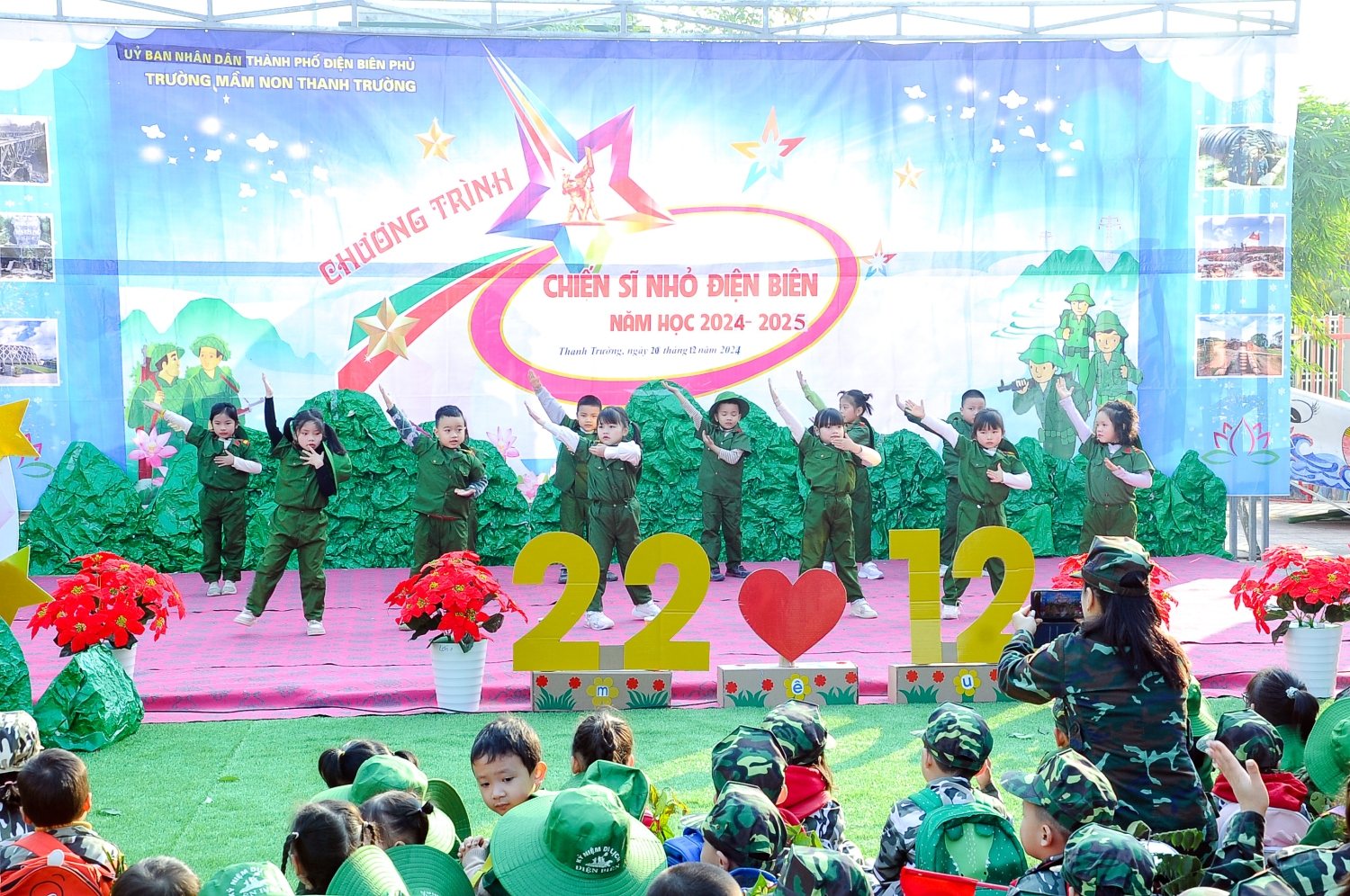 Ảnh 4/10 – TRƯỜNG MẦM NON THANH TRƯỜNG Tổ chức thành công Chuyên đề chuyên sâu “Chiến sĩ nhỏ Điện Biên” năm học 2024-2025