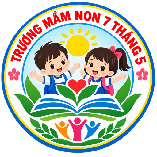 Logo Trường Mầm non 7 tháng 5